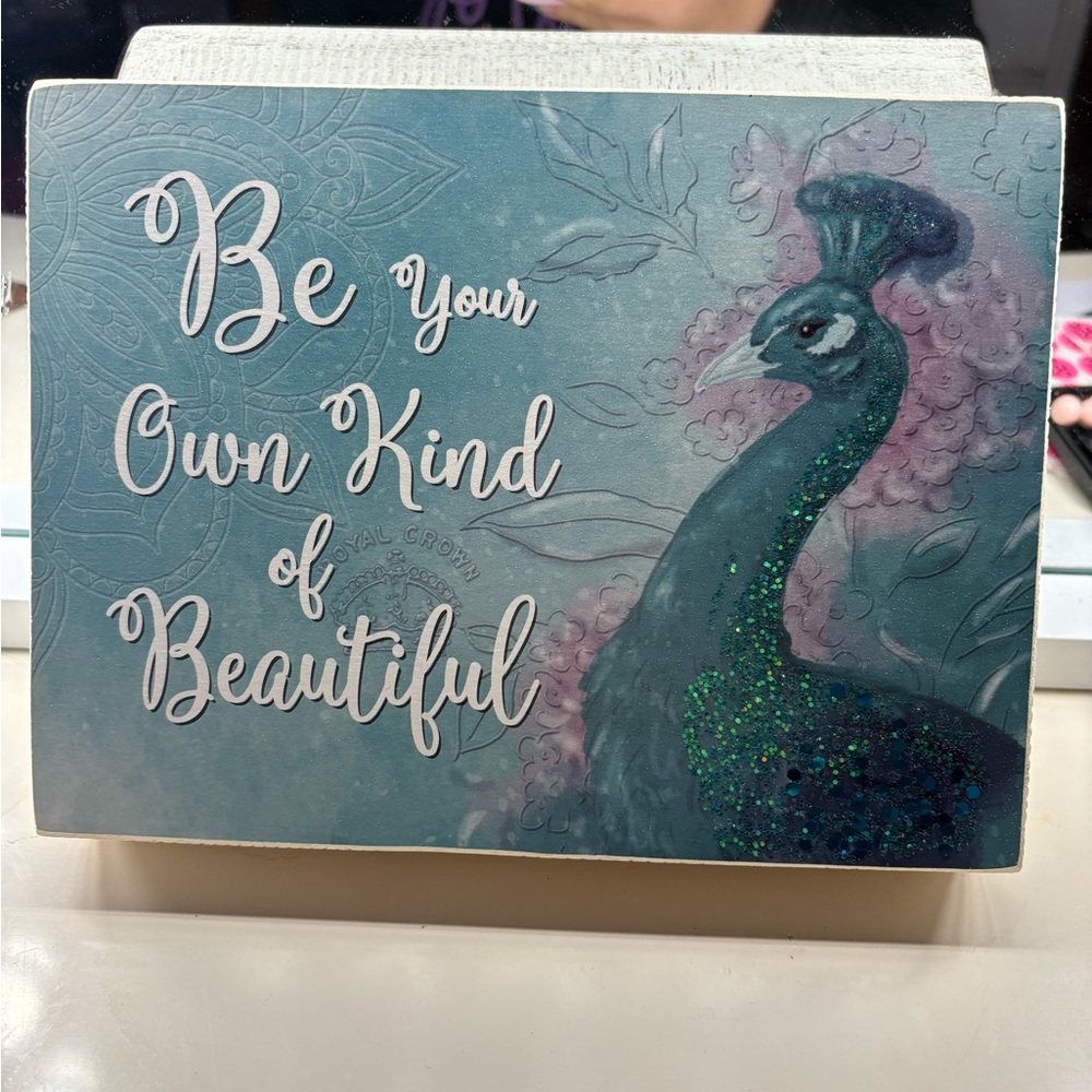 Peacock Inspirational Wall Art